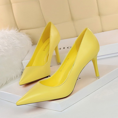 Simple versatile women's stiletto high heels 52