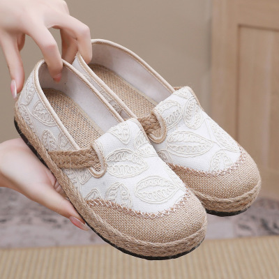 Casual Cotton and Linen Shoes